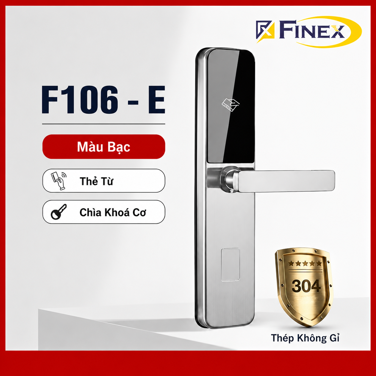 Khóa thẻ từ khách sạn F106-E